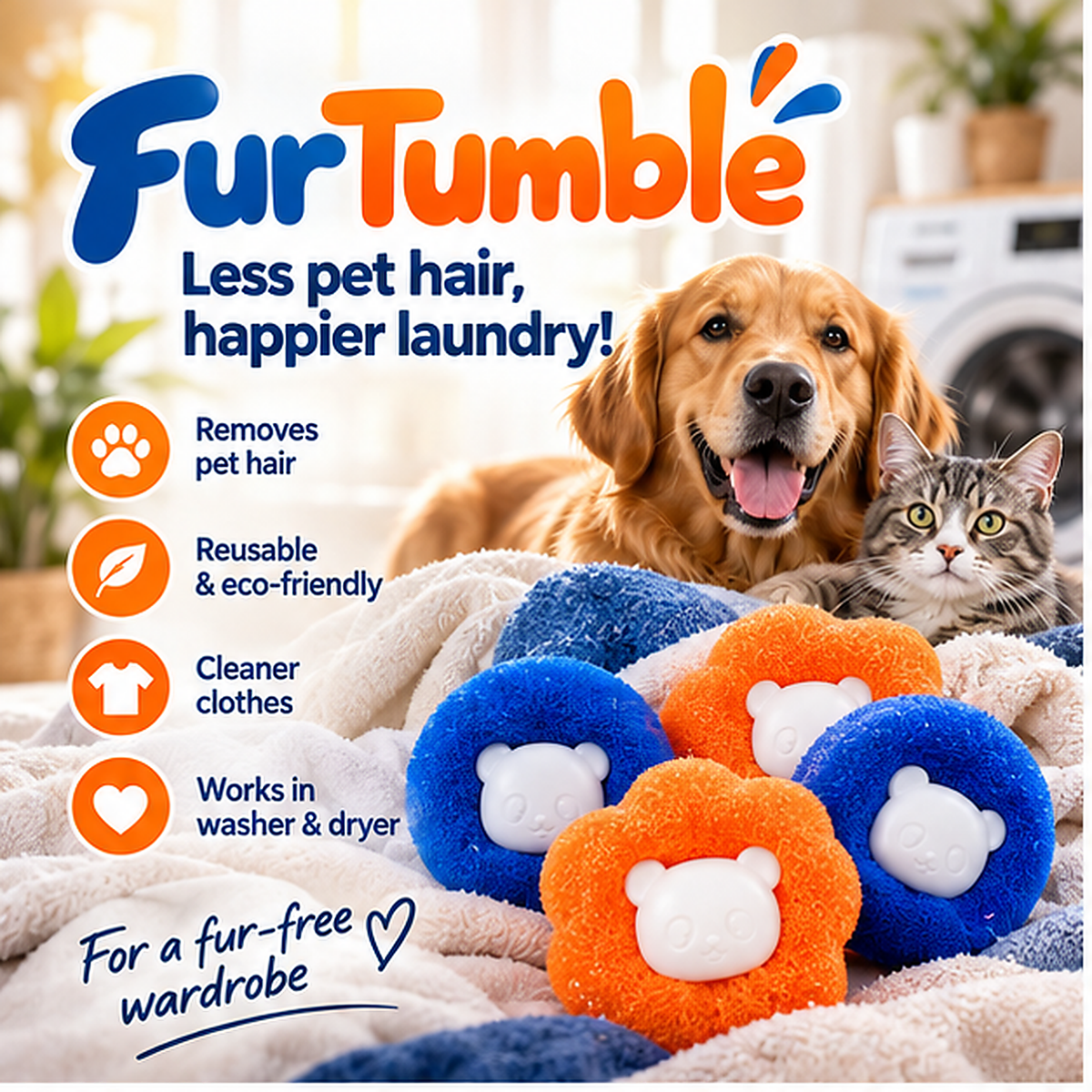 Pet Hair Laundry Balls